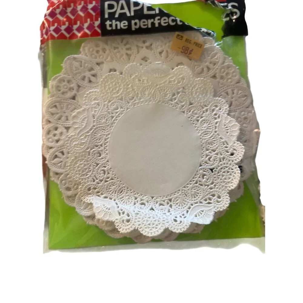 Vintage Lot of Paper Napkins Doilies Coasters Floral Wedding Christmas Estate
